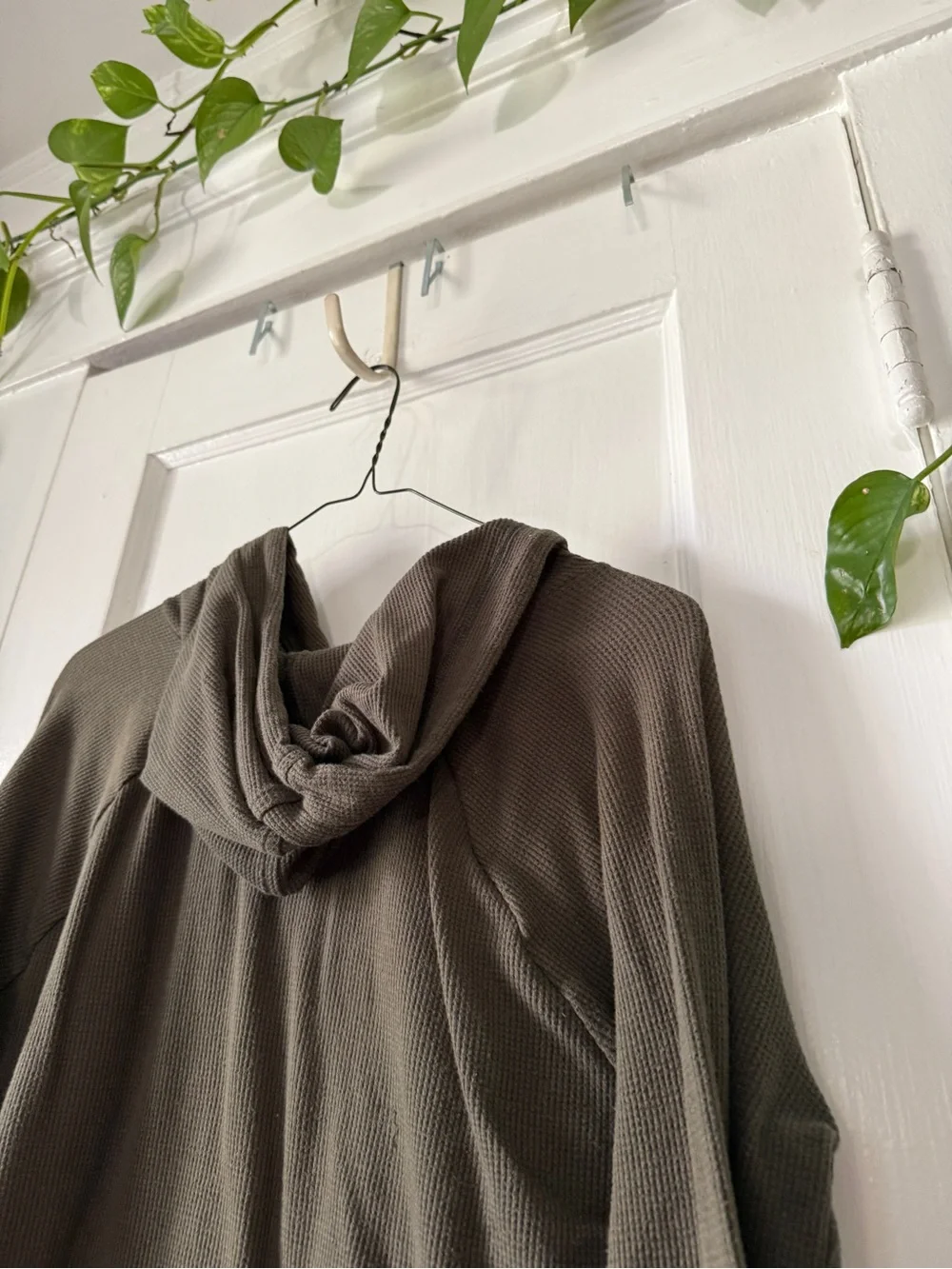 Michael Kors Olive Green Lightweight Hoodie